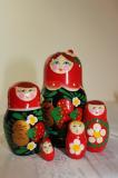 Strawberry themed Nesting Doll, Matryoshka-Klubnika