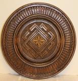 Hutsul style Carved Plate