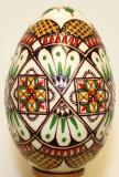 Goose Pysanka,Real  Ukrainian raised wax Easter Egg