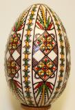 Goose Pysanka,Real Ukrainian raised wax Easter Egg