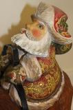 Hand carved, wooden Santa Claus