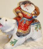 Carved wooden Santa Claus